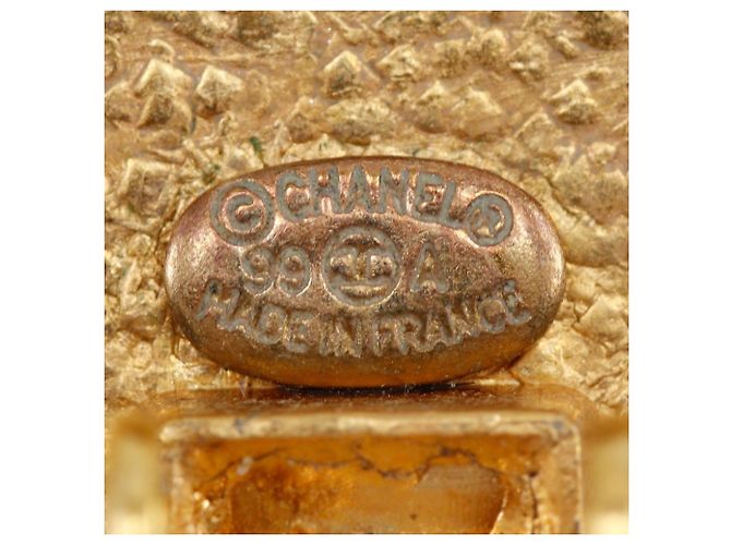 Orecchini a clip con motivo floreale placcati in oro Chanel D'oro - vista 6