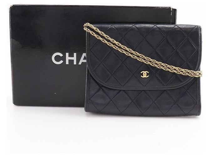 Borsa a Spalla Mini Matelassé Chanel Nero - vista 18