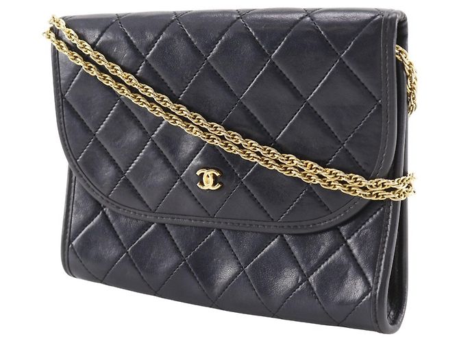 Borsa a Spalla Mini Matelassé Chanel Nero - vista 2