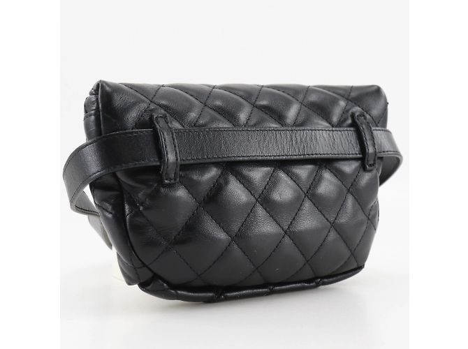 Borsa a vita Matelassé Chanel Nero - vista 3
