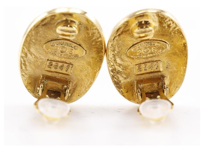 Orecchini a clip placcati in oro con il logo Coco di Chanel D'oro - vista 4