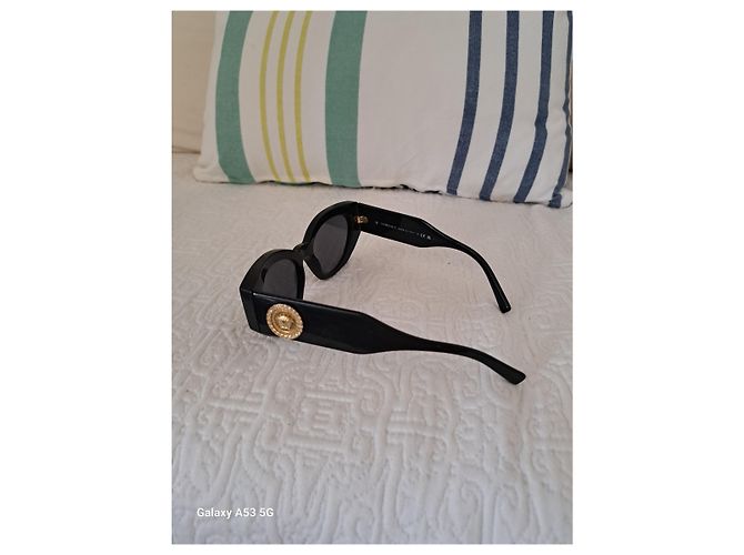 Gafas de sol Versace Negras de Plástico - vista 3