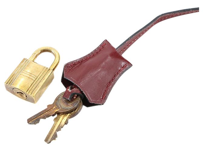 Hermès Sac à main Hermes Kelly 32 Rouge - vue 10