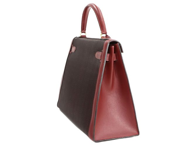 Hermès Sac à main Hermes Kelly 32 Rouge - vue 3
