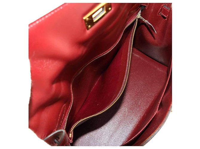 Hermès Sac à main Hermes Kelly 32 Rouge - vue 7