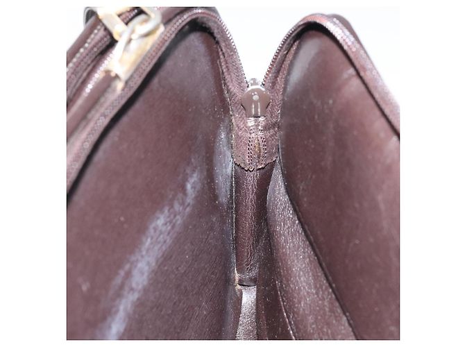 Borsa a spalla in tela Trotter Christian Dior marrone oro Auth 124989 D'oro - vista 19