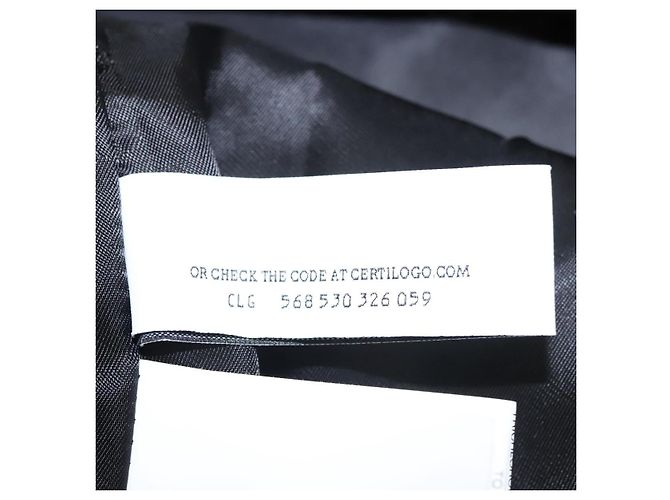 Off White Casaco Chester Off-White Jaqueta de Lã com Padrão Deslocado Preto Auth ym005M - vista 17