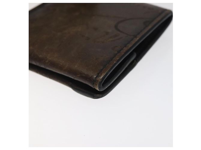 Monedero de cuero Berluti Calligraphy marrón Auth bs25955 Castaño - vista 10