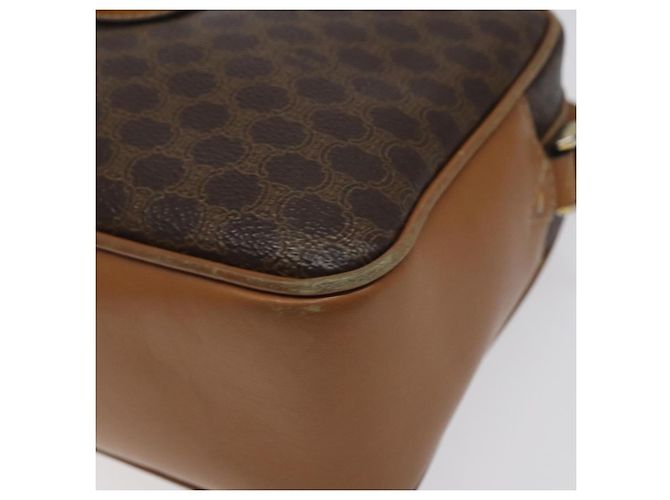 Céline Borsa a spalla in tela Macadam CELINE in pelle PVC marrone oro Auth BA1891 D'oro - vista 10