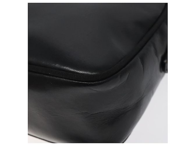 Borsa a Spalla Vala in Pelle Nera e Oro di Salvatore Ferragamo Auth bs25514 Nero D'oro - vista 12