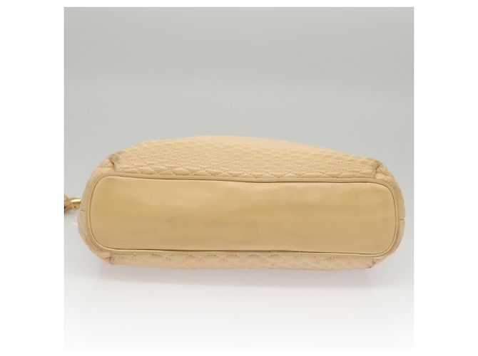 BALLY Borsa a Spalla in Pelle Trapuntata con Catena Beige Oro Auth BA1743 D'oro - vista 9