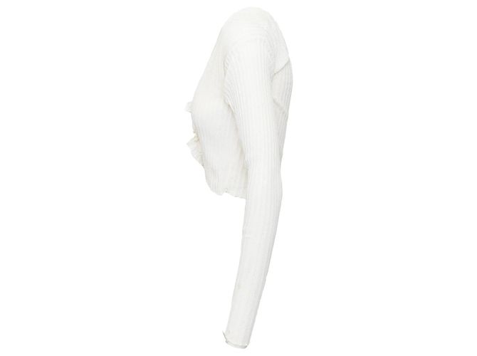 Romeo Gigli G Gigli Strickjacke Aus weiß - Ansicht 2