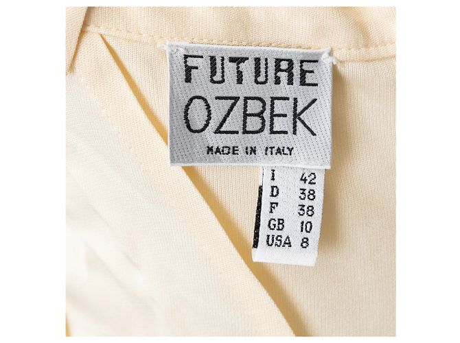 Autre Marque Vestido largo Future Ozbek Blanco roto - vista 10