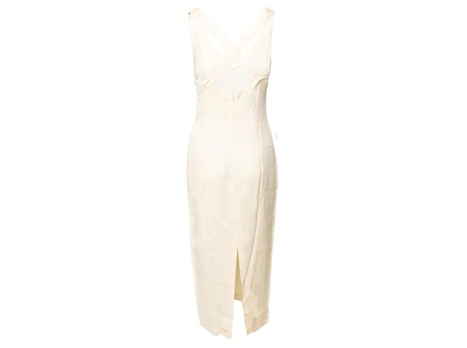 Autre Marque Vestido largo Future Ozbek Blanco roto - vista 2