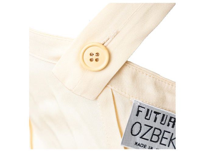 Autre Marque Vestido largo Future Ozbek Blanco roto - vista 9