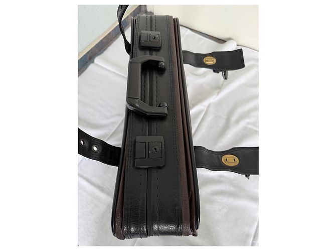 Conjunto de viagem Christian Dior em couro marrom - vista 15