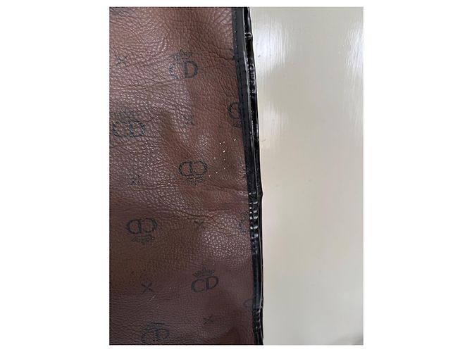 Conjunto de viagem Christian Dior em couro marrom - vista 8