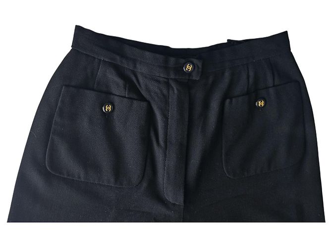 Pantalon chanel 1995 Negro - vista 2