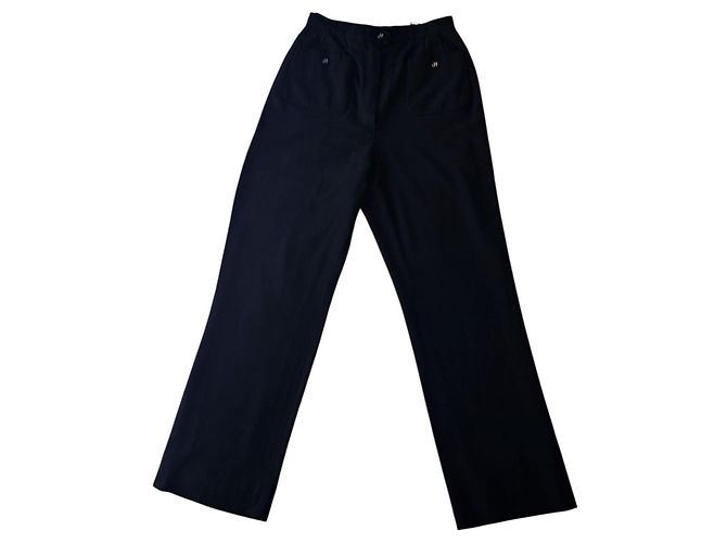 Pantalon chanel 1995 Negro - vista 3