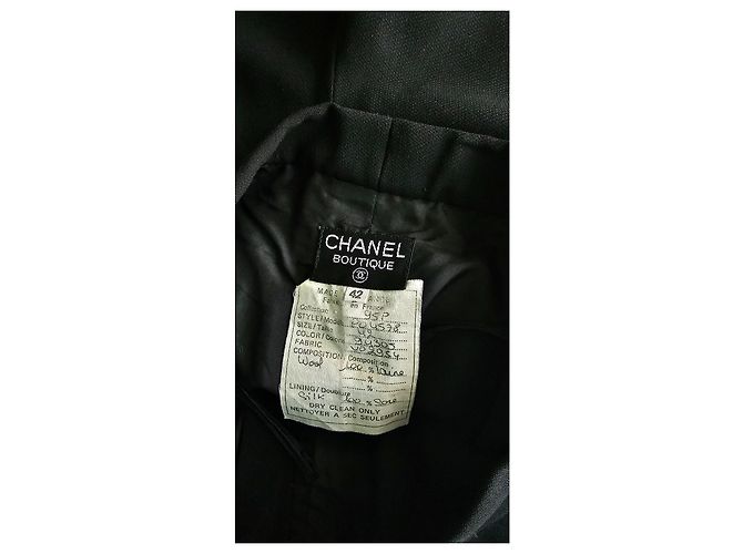 Pantalon chanel 1995 Negro - vista 5