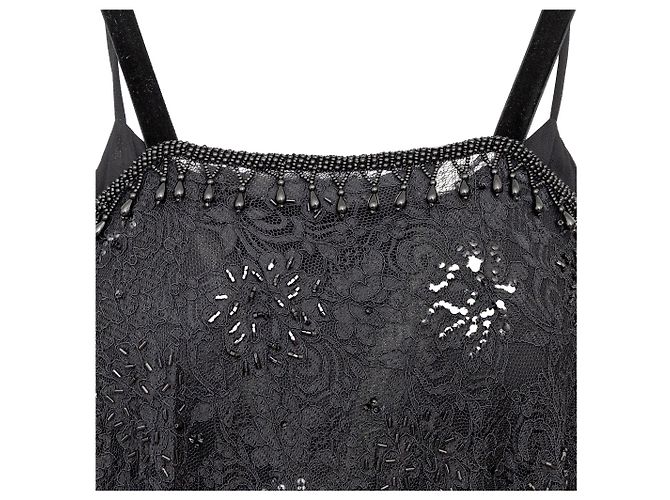 Vestido de encaje adornado Dolce & Gabbana Negro - vista 12