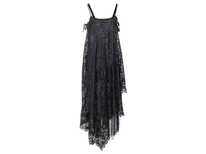 Vestido de encaje adornado Dolce & Gabbana Negro - vista 3