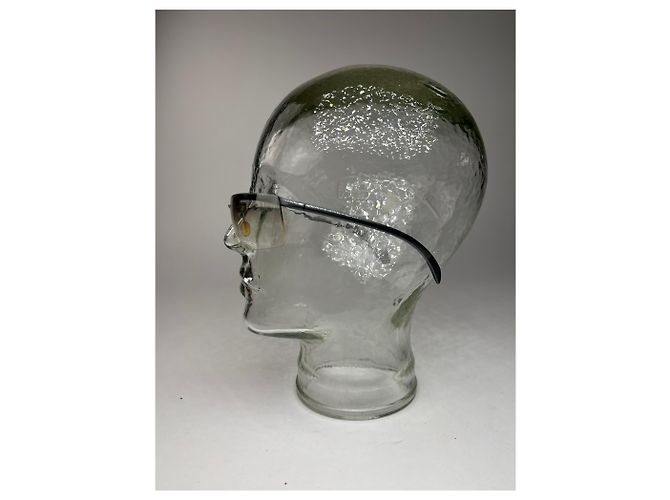 Occhiali da sole vintage Chanel trasparenti Argento - vista 12