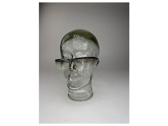 Occhiali da sole vintage Chanel trasparenti Argento - vista 4