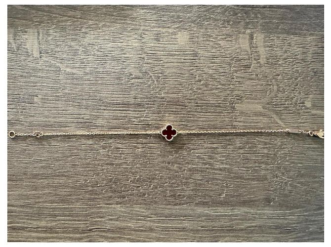 Van Cleef & Arpels Doce Alhambra de cornalina Gold hardware - vista 3