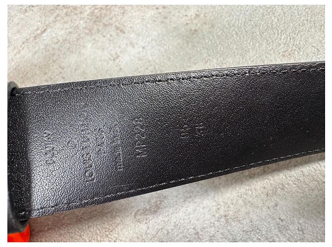 Louis Vuitton Cintura con catena arancione Marrone - vista 11