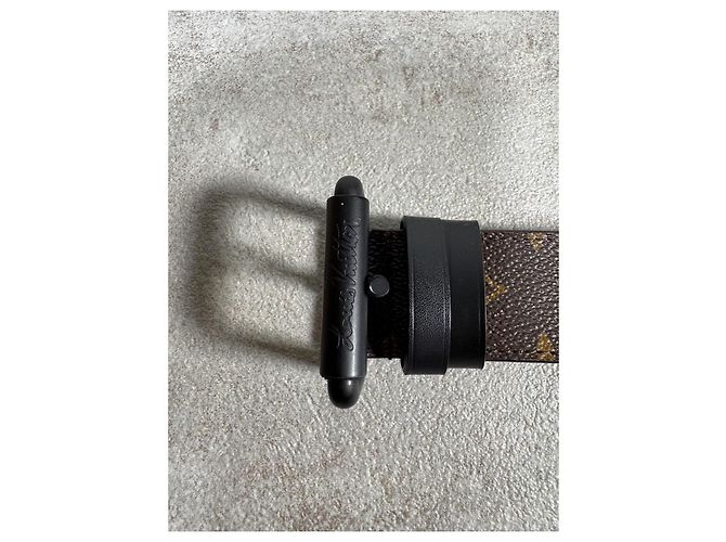Louis Vuitton Cintura con catena arancione Marrone - vista 8