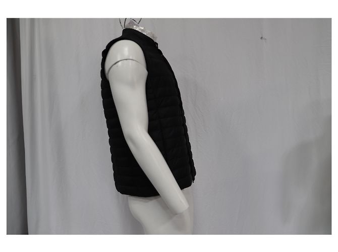 Herno Vest Down Jacket in Black Polyamide - view 10