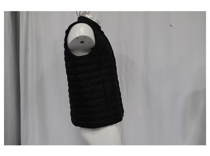 Herno Vest Down Jacket in Black Polyamide - view 4