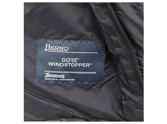 Herno Vest Down Jacket in Black Polyamide - view 6