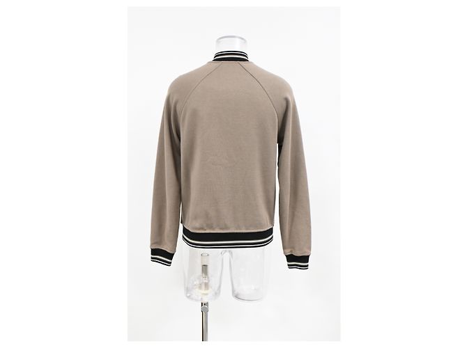Giacca Varsity Hermès con tasche laterali in cotone nero e marrone Multicolore - vista 11