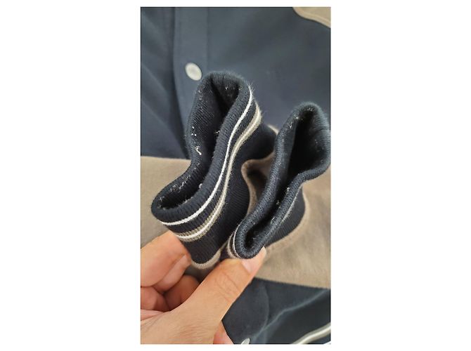 Giacca Varsity Hermès con tasche laterali in cotone nero e marrone Multicolore - vista 14