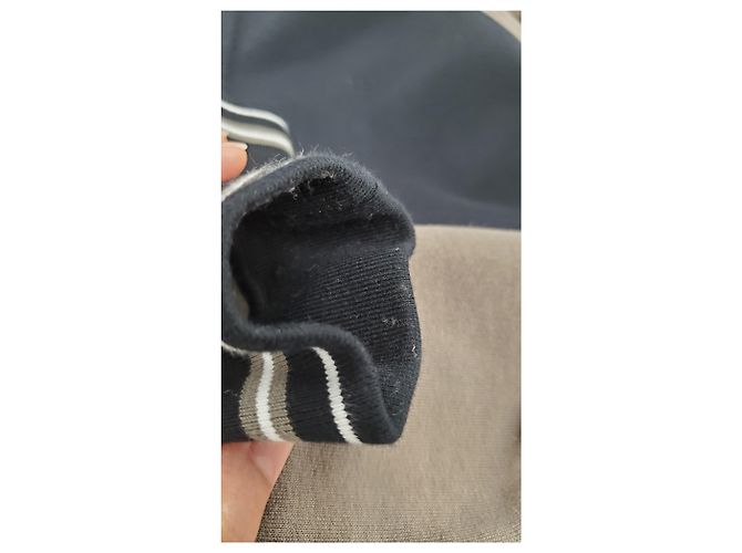 Giacca Varsity Hermès con tasche laterali in cotone nero e marrone Multicolore - vista 16