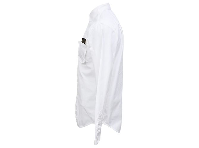Camisa Louis Vuitton DNA Staples Edition en algodón blanco Crudo - vista 2