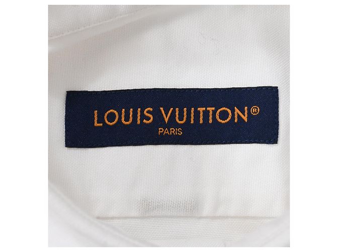 Camisa Louis Vuitton DNA Staples Edition en algodón blanco Crudo - vista 4