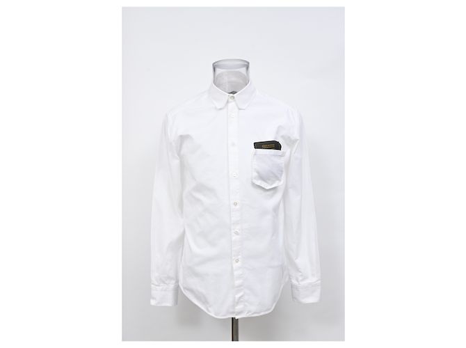 Camisa Louis Vuitton DNA Staples Edition en algodón blanco Crudo - vista 6