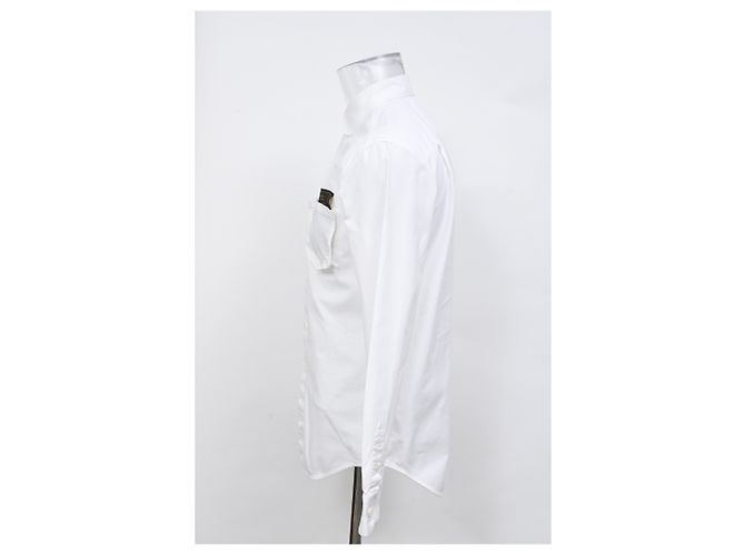 Camisa Louis Vuitton DNA Staples Edition en algodón blanco Crudo - vista 7