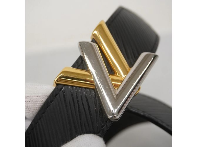 Louis Vuitton Epi Santur Twist Gürtel Schwarz - Ansicht 9