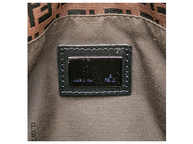 Fendi Braune Zucchino Canvas Tasche - Ansicht 6