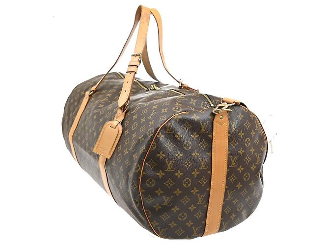 Louis Vuitton Polochon Marrone - vista 3
