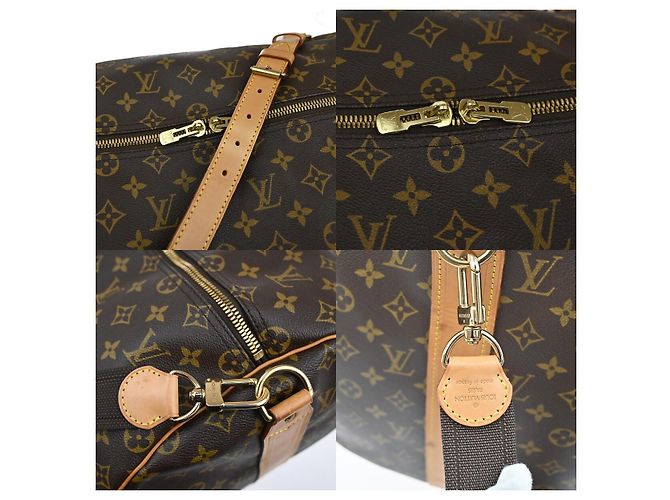 Louis Vuitton Polochon Marrone - vista 7