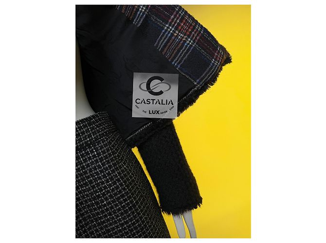 Chanel Neue Paris / Edinburgh Ikonische Schwarze Tartan Tweedjacke 38 FR - Ansicht 18