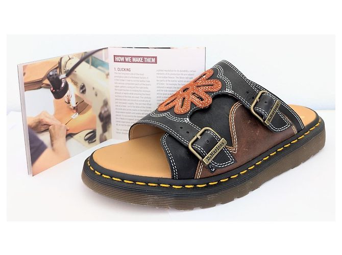 Dr. Martens Sandali Dr Martens Fatti in Inghilterra Marrone - vista 6