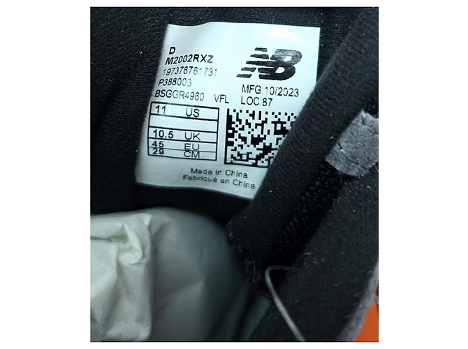 JJJJound x New Balance 2002R gore-tex Grigio antracite - vista 7