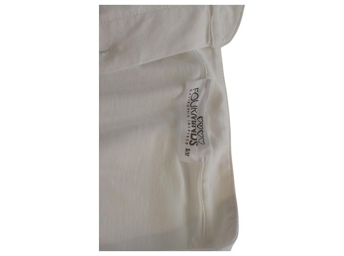 Autre Marque Macacão curto branco com cinto Four Minds S/M - vista 3