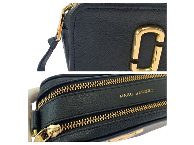 Sac à épaule en cuir noir Marc by Marc Jacobs - vue 6
